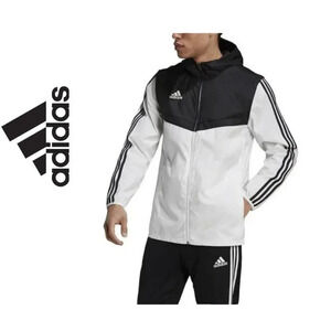 Adidas Men's Black & white Windbreaker Size Large